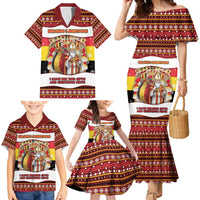 Personalized Belgium Family Matching Mermaid Dress and Hawaiian Shirt Saint Nicholas With Patterns Xmas - Wonder Print Shop