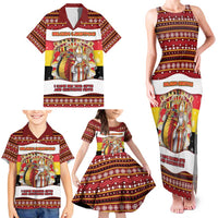 Personalized Belgium Family Matching Tank Maxi Dress and Hawaiian Shirt Saint Nicholas With Patterns Xmas - Wonder Print Shop