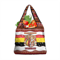 Belgium Grocery Bag Saint Nicholas With Patterns Xmas - Wonder Print Shop