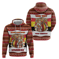 Personalized Belgium Hoodie Saint Nicholas With Patterns Xmas - Wonder Print Shop