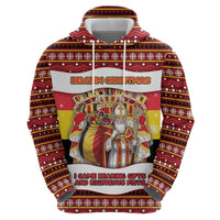 Personalized Belgium Hoodie Saint Nicholas With Patterns Xmas - Wonder Print Shop