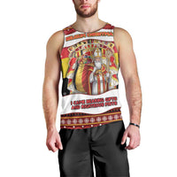 Personalized Belgium Men Tank Top Saint Nicholas With Patterns Xmas - Wonder Print Shop