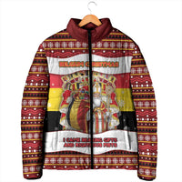 Personalized Belgium Padded Jacket Saint Nicholas With Patterns Xmas - Wonder Print Shop