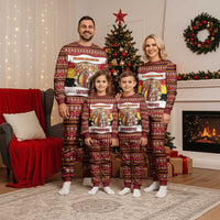 Personalized Belgium Christmas Pajama Set Saint Nicholas With Patterns Xmas - Wonder Print Shop