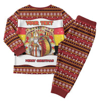 Personalized Belgium Christmas Pajama Set Saint Nicholas With Patterns Xmas - Wonder Print Shop