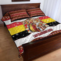 Belgium Quilt Bed Set Saint Nicholas With Patterns Xmas - Wonder Print Shop