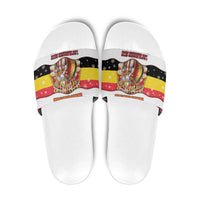 Belgium Slide Sandals Saint Nicholas With Patterns Xmas - Wonder Print Shop