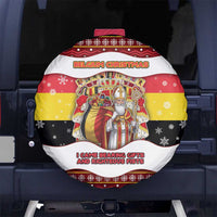 Belgium Spare Tire Cover Saint Nicholas With Patterns Xmas - Wonder Print Shop