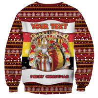 Personalized Belgium Sweatshirt Saint Nicholas With Patterns Xmas - Wonder Print Shop