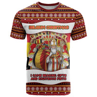 Personalized Belgium T Shirt Saint Nicholas With Patterns Xmas - Wonder Print Shop