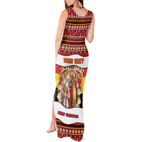 Personalized Belgium Tank Maxi Dress Saint Nicholas With Patterns Xmas - Wonder Print Shop