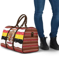 Belgium Travel Bag Saint Nicholas With Patterns Xmas - Wonder Print Shop