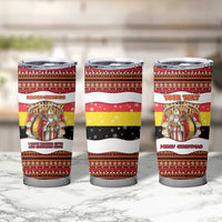 Personalized Belgium Tumbler Cup Saint Nicholas With Patterns Xmas - Wonder Print Shop