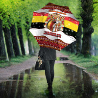 Belgium Umbrella Saint Nicholas With Patterns Xmas - Wonder Print Shop