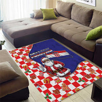 Croatia Christmas Area Rug Santas Favorite Croatian - Wonder Print Shop