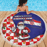 Croatia Christmas Beach Blanket Santas Favorite Croatian - Wonder Print Shop