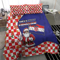 Croatia Christmas Bedding Set Santas Favorite Croatian - Wonder Print Shop