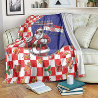 Croatia Christmas Blanket Santas Favorite Croatian - Wonder Print Shop