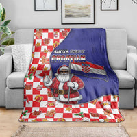 Croatia Christmas Blanket Santas Favorite Croatian - Wonder Print Shop