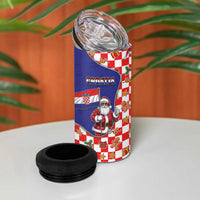 Croatia Christmas 4 in 1 Can Cooler Tumbler Santas Favorite Croatian - Wonder Print Shop