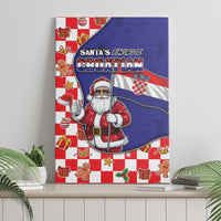 Croatia Christmas Canvas Wall Art Santas Favorite Croatian - Wonder Print Shop