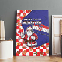 Croatia Christmas Canvas Wall Art Santas Favorite Croatian - Wonder Print Shop