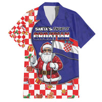 Croatia Christmas Family Matching Tank Maxi Dress and Hawaiian Shirt Santas Favorite Croatian - Wonder Print Shop