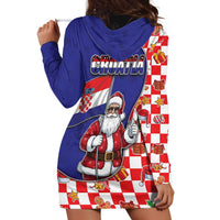 Croatia Christmas Hoodie Dress Santas Favorite Croatian - Wonder Print Shop