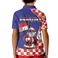 Croatia Christmas Kid Polo Shirt Santas Favorite Croatian - Wonder Print Shop