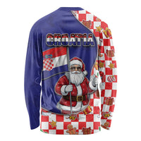 Croatia Christmas Long Sleeve Shirt Santas Favorite Croatian - Wonder Print Shop