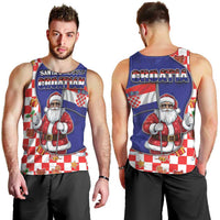 Croatia Christmas Men Tank Top Santas Favorite Croatian - Wonder Print Shop