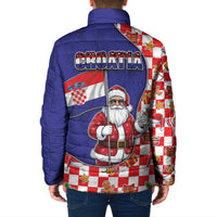 Croatia Christmas Padded Jacket Santas Favorite Croatian - Wonder Print Shop