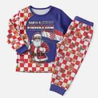 Croatia Christmas Pajama Set Santas Favorite Croatian - Wonder Print Shop