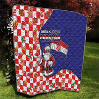 Croatia Christmas Quilt Santas Favorite Croatian - Wonder Print Shop