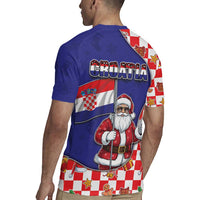 Croatia Christmas Rugby Jersey Santas Favorite Croatian - Wonder Print Shop