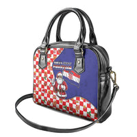 Croatia Christmas Shoulder Handbag Santas Favorite Croatian - Wonder Print Shop