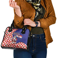 Croatia Christmas Shoulder Handbag Santas Favorite Croatian - Wonder Print Shop