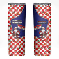 Croatia Christmas Skinny Tumbler Santas Favorite Croatian - Wonder Print Shop