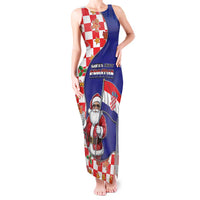 Croatia Christmas Tank Maxi Dress Santas Favorite Croatian - Wonder Print Shop