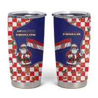 Croatia Christmas Tumbler Cup Santas Favorite Croatian - Wonder Print Shop