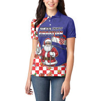 Croatia Christmas Women Polo Shirt Santas Favorite Croatian - Wonder Print Shop