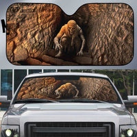 3D Illusion Scary Halloween Auto Sun Shade Creepy Mummy - Wonder Print Shop