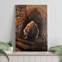 3D Illusion Scary Halloween Canvas Wall Art Creepy Mummy - Wonder Print Shop