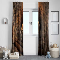 3D Illusion Scary Halloween Window Curtain Creepy Mummy - Wonder Print Shop