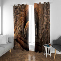 3D Illusion Scary Halloween Window Curtain Creepy Mummy - Wonder Print Shop