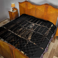 3D Illusion Straw Man Halloween Quilt Behind The Bars - Wonder Print Shop