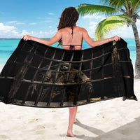 3D Illusion Straw Man Halloween Sarong Behind The Bars - Wonder Print Shop