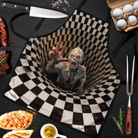 3D Illusion Zombie Halloween Apron Horror Style - Wonder Print Shop