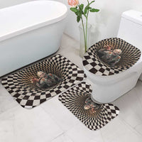 3D Illusion Zombie Halloween Bathroom Set Horror Style - Wonder Print Shop