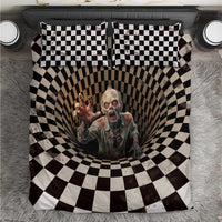 3D Illusion Zombie Halloween Bedding Set Horror Style DT05